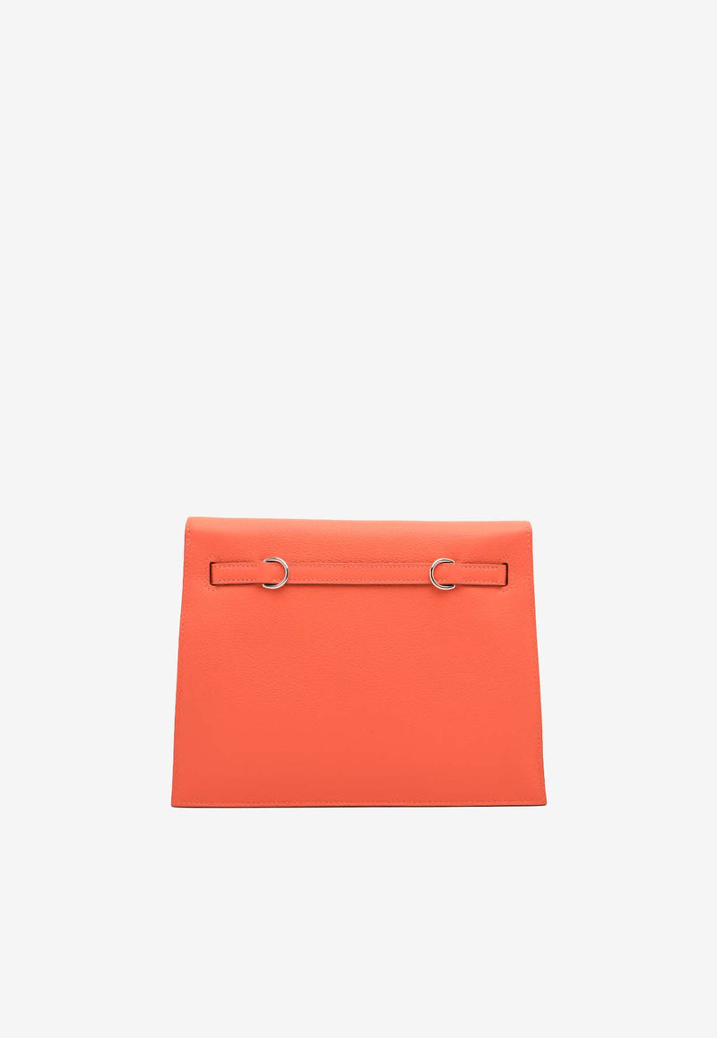 Hermès Kelly Danse in Orange Field Evercolor Leather with Gold Hardware