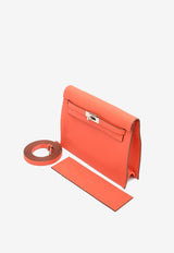 Hermès Kelly Danse in Orange Field Evercolor Leather with Gold Hardware