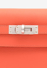 Hermès Kelly Danse in Orange Field Evercolor Leather with Gold Hardware