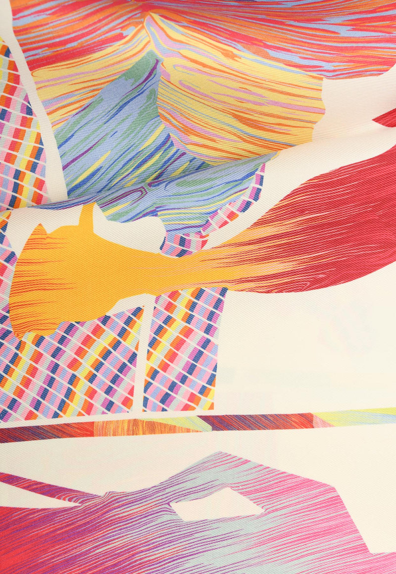 Wow Marble Silk Scarf