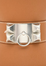 Mini Medor Bag in Gold Epsom with Palladium Hardware