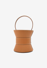 Mini Medor Bag in Gold Epsom with Palladium Hardware
