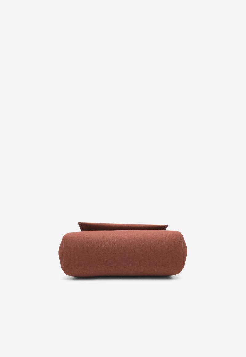 Hermès Herbag Zip Retourne 31 in Rouge H Militaire Canvas and Rouge H Hunter with Gold Hardware