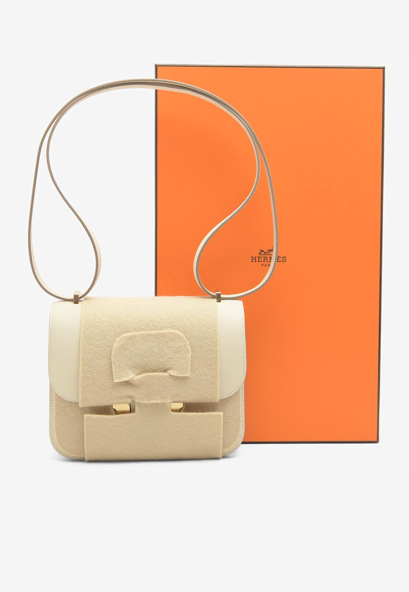 Hermès Constance 18 in Craie Epsom with Permabrass Hardware