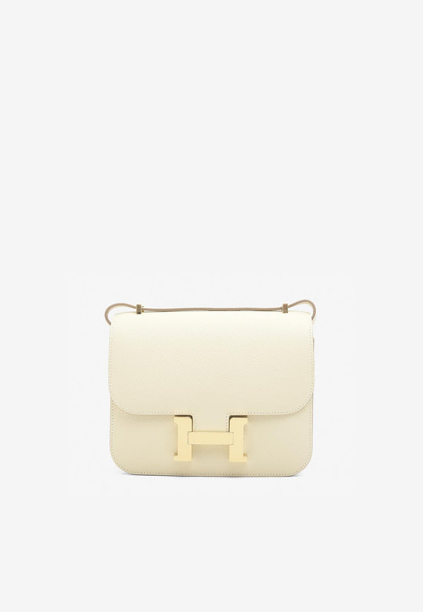 Hermès Constance 18 in Craie Epsom with Permabrass Hardware