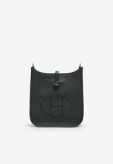 Hermès Mini Evelyne 16 Amazone in Black Clemence Leather with Palladium Hardware