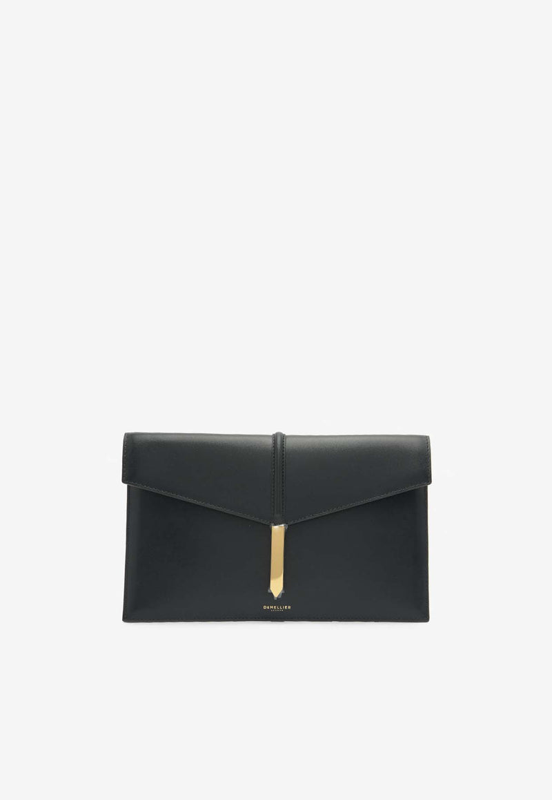 DeMellier London Tokyo Leather Clutch N120BLACK