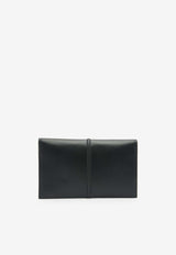 DeMellier London Tokyo Leather Clutch N120BLACK