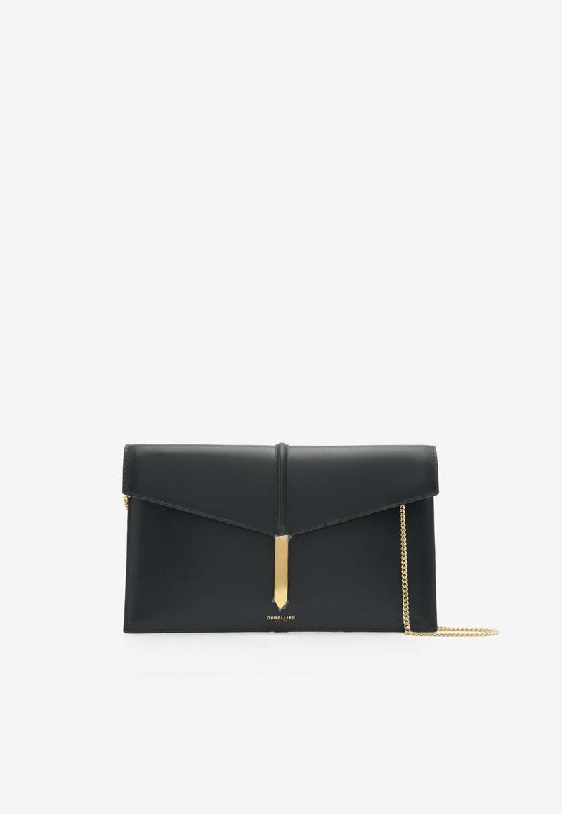 DeMellier London Tokyo Leather Clutch N120BLACK