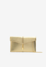 DeMellier London Tokyo Leather Clutch N120GOLD