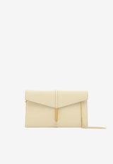 DeMellier London Tokyo Leather Clutch N120BEIGE