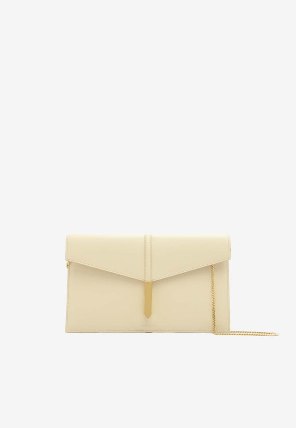 DeMellier London Tokyo Leather Clutch N120BEIGE