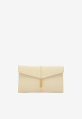 DeMellier London Tokyo Leather Clutch N120BEIGE