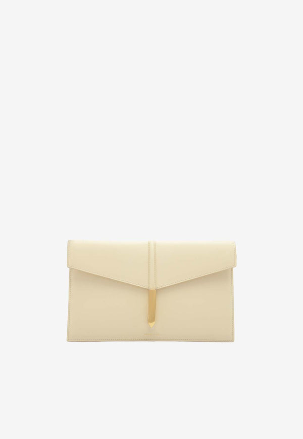 DeMellier London Tokyo Leather Clutch N120BEIGE