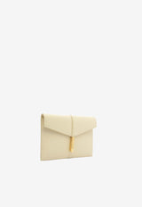 DeMellier London Tokyo Leather Clutch N120BEIGE