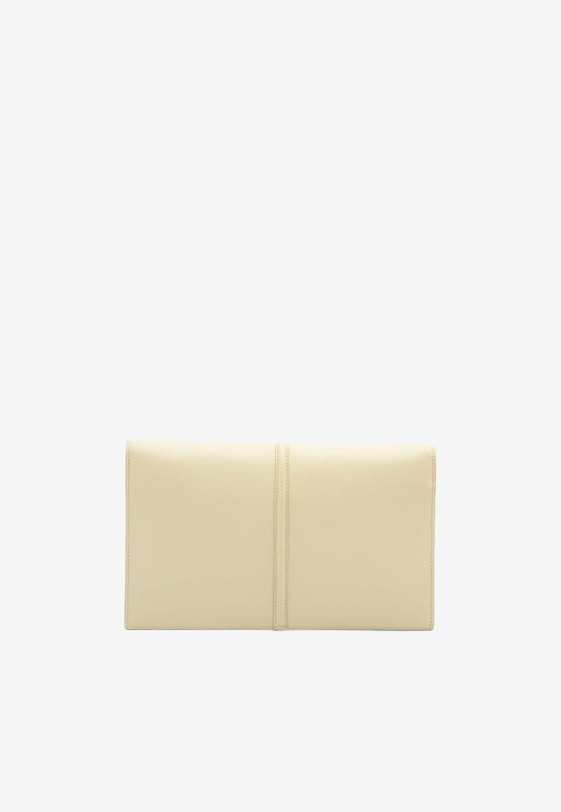 DeMellier London Tokyo Leather Clutch N120BEIGE