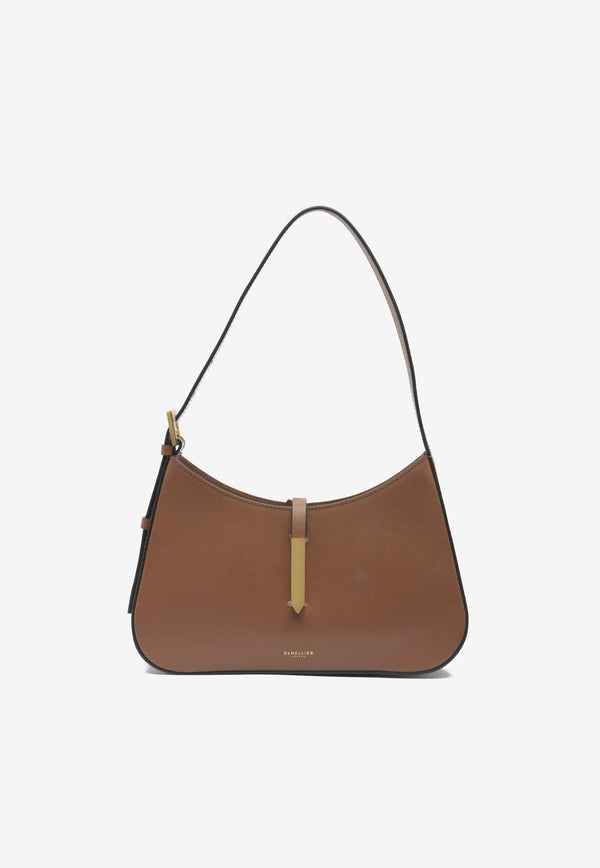 DeMellier London Tokyo Leather Shoulder Bag N110TAN