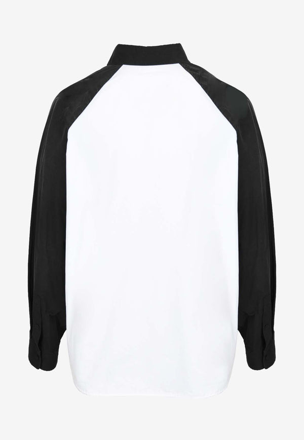 Balenciaga 3B Sports Bi-Color Shirt Monochrome 738841BLACK/WHITE