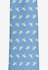 Sur les Toits d'Hermes Silk Tie