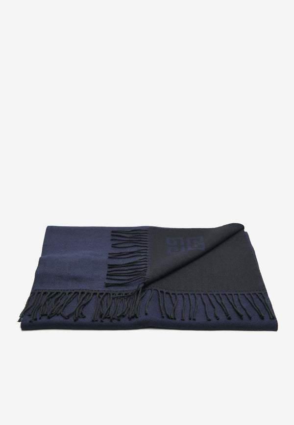 Givenchy 4G Logo Wool Scarf GW4518J57791BLACK MULTI