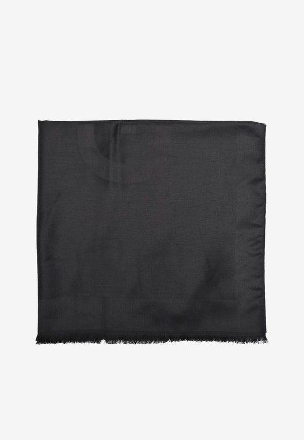 Givenchy Logo Jacquard Scarf GW7020J57702BLACK