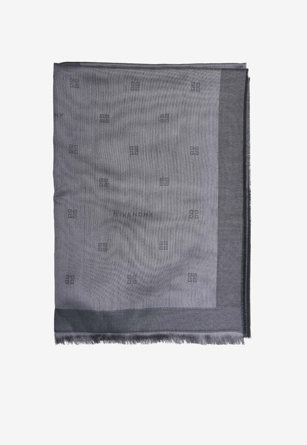 Givenchy Logo Jacquard Scarf GW7020J55622BLACK