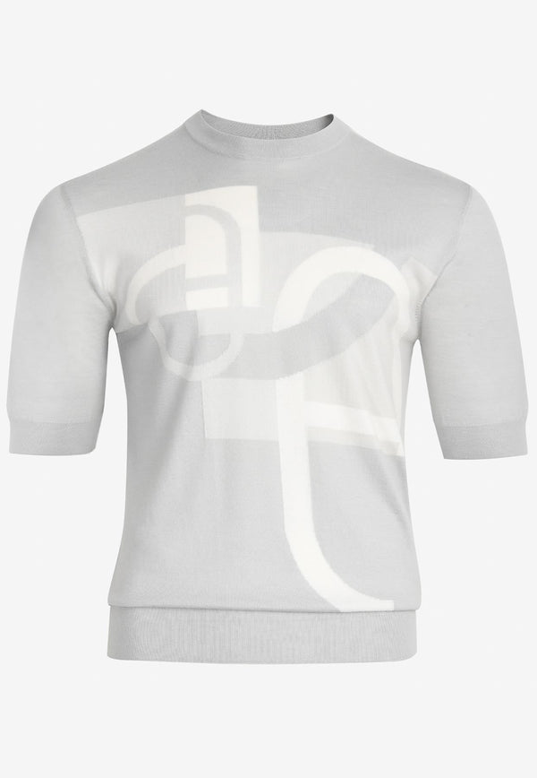 Maillon en Calque Short-Sleeved Crewneck Sweater