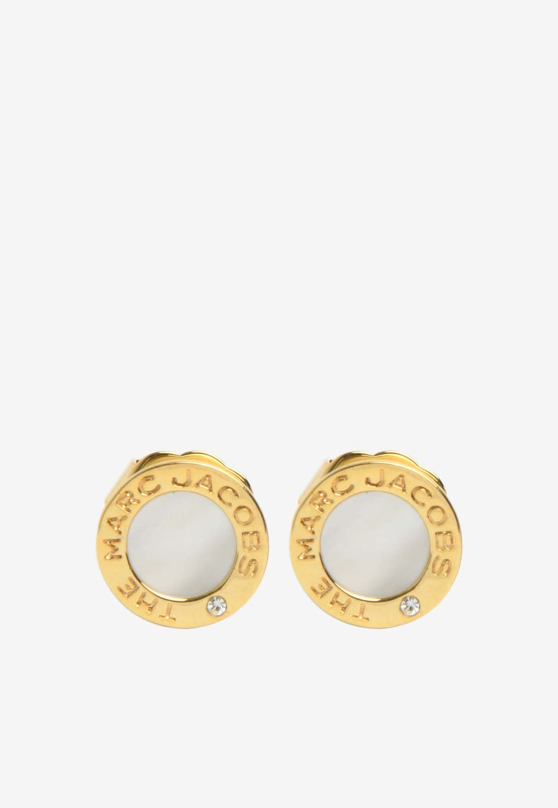 The Medallion Mop Stud Earrings – THAHAB KW