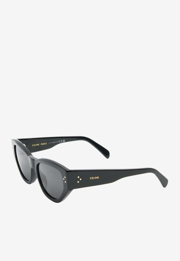 Celine Bold 3 Dots Cat-Eye Sunglasses CL40219I-5401ABLACK