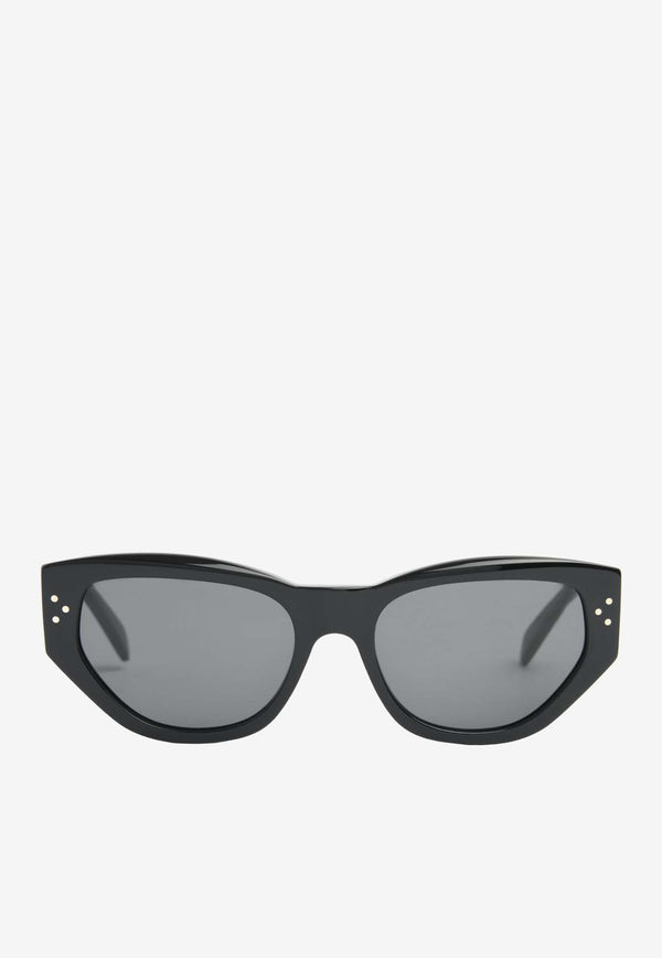 Celine Bold 3 Dots Cat-Eye Sunglasses CL40219I-5401ABLACK