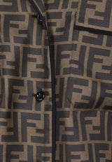 Fendi FF Pattern Silk Pajama Set