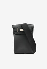 Hac A Dos PM Backpack in Black Togo with Palladium Hardware