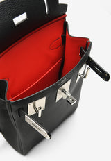 Hac A Dos PM Backpack in Black Togo with Palladium Hardware