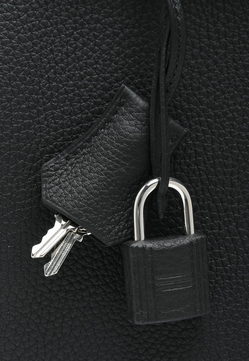 Hac A Dos PM So Black Backpack in Togo with Monochrome Hardware