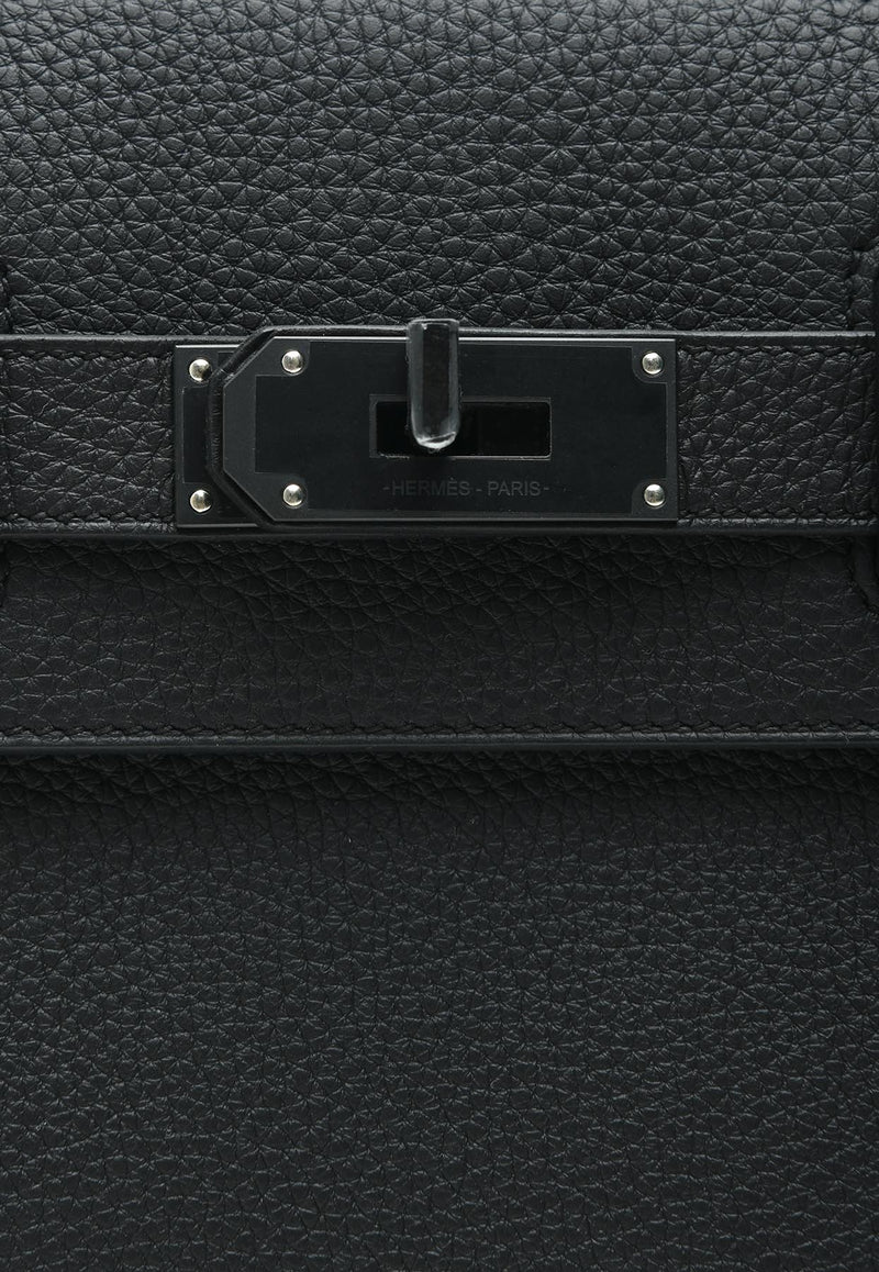 Hac A Dos PM So Black Backpack in Togo with Monochrome Hardware