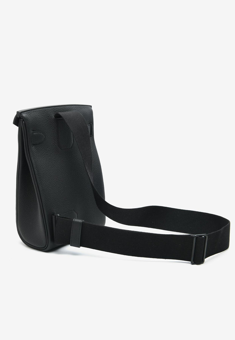 Hac A Dos PM So Black Backpack in Togo with Monochrome Hardware