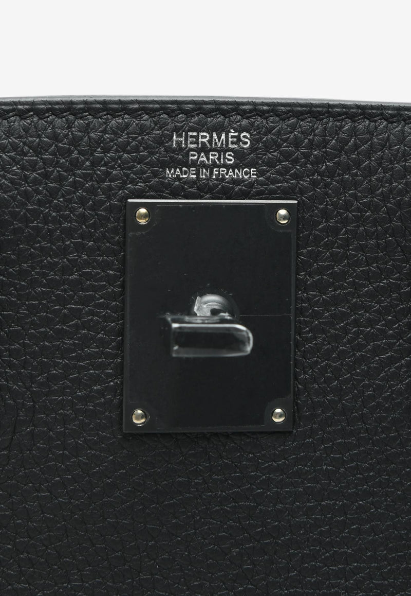 Hac A Dos PM So Black Backpack in Togo with Monochrome Hardware