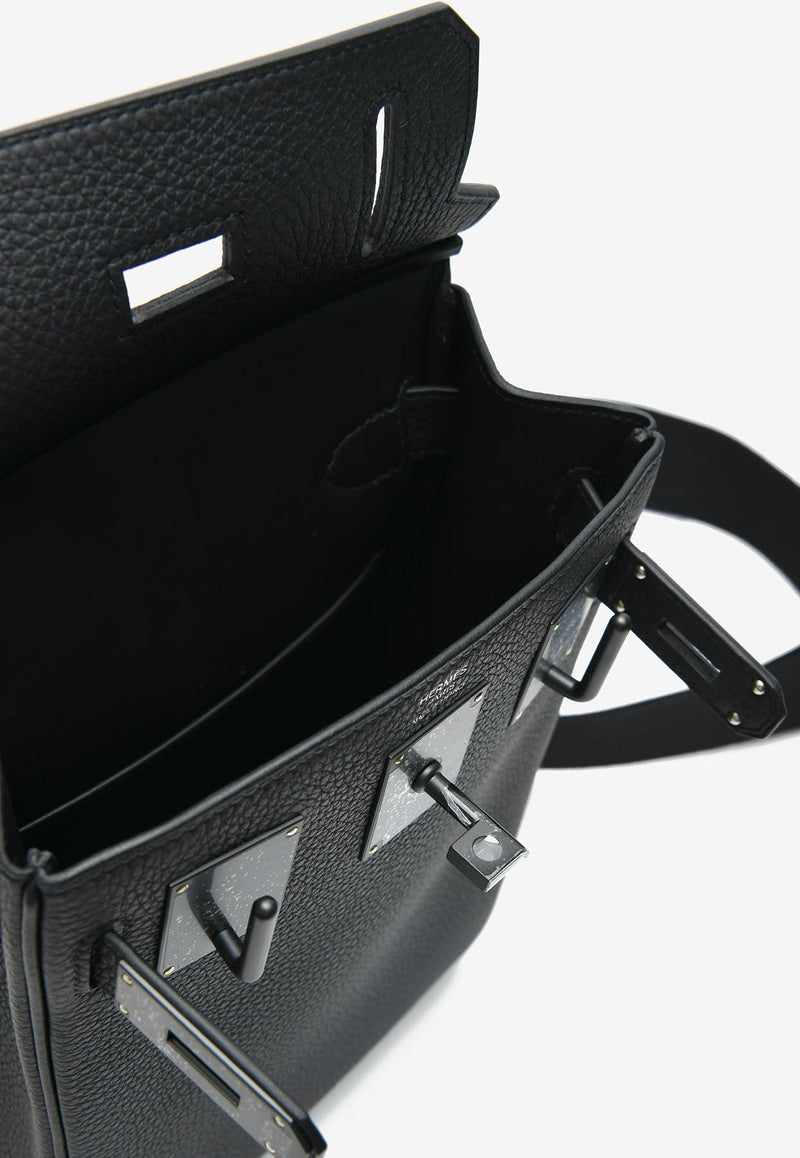 Hac A Dos PM So Black Backpack in Togo with Monochrome Hardware