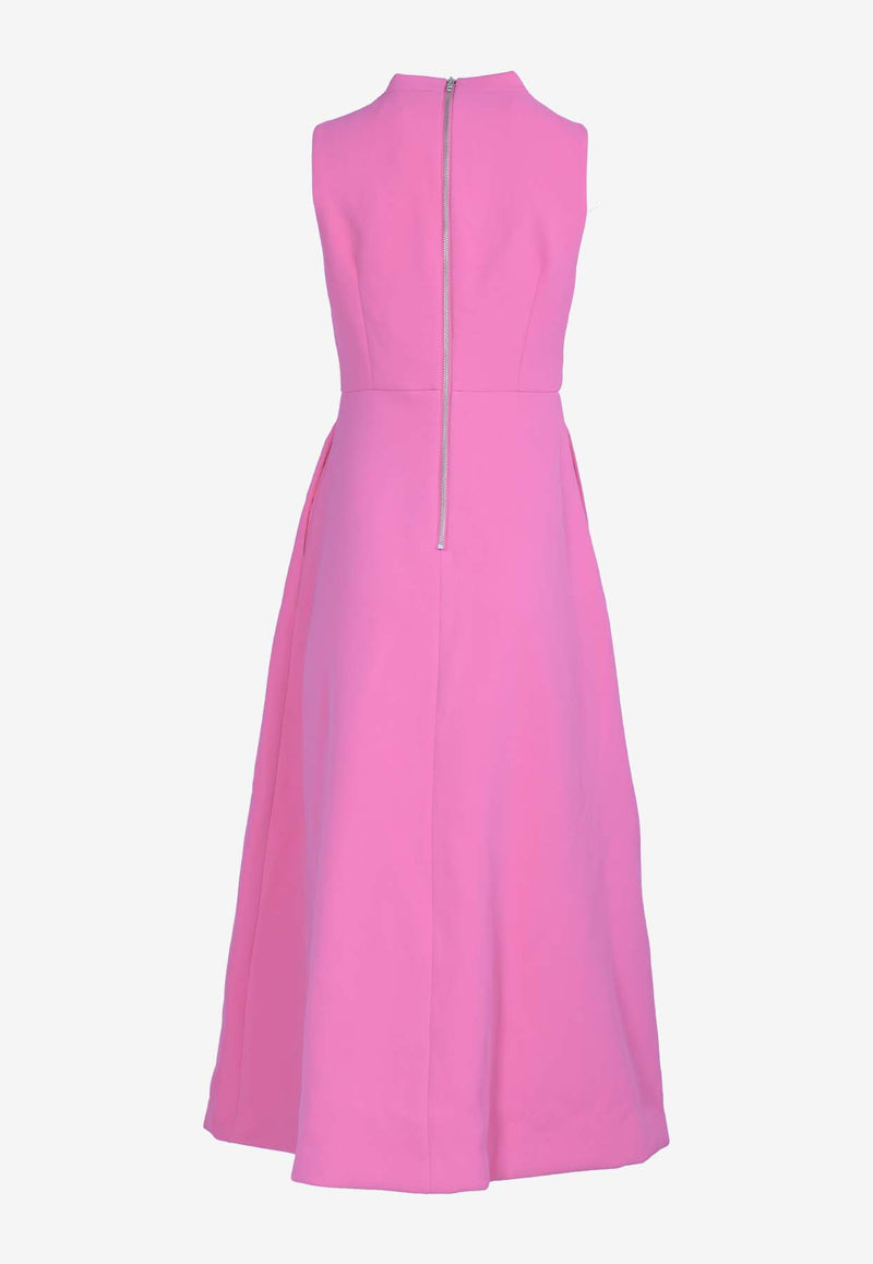 Mossman Cosmic Drape Midi Dress Fuchsia M93857FUCHSIA