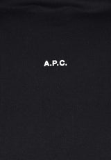 A.P.C. Micro Logo Hooded Sweatshirt Black COHBX-H27911BLACK