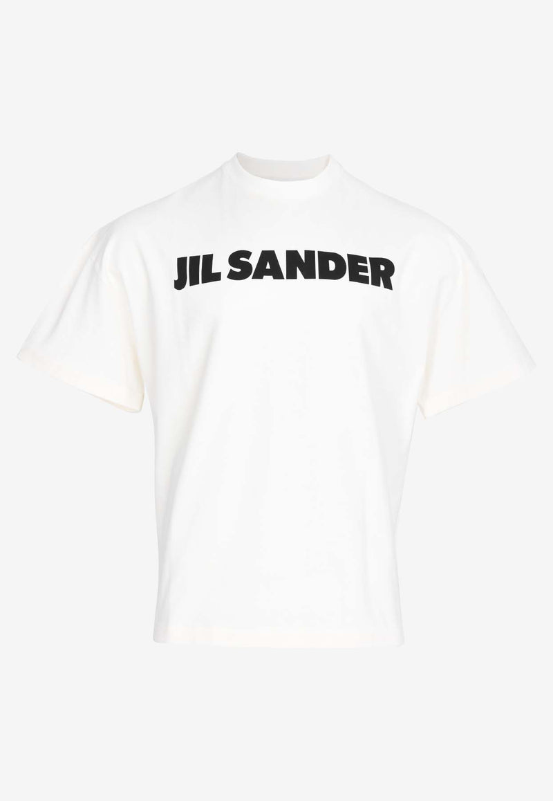 Jil Sander Logo Print T-shirt Cream J21GC0001CREAM