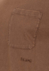 Frame Denim Vintage Logo T-shirt Brown MS24JTE002BROWN