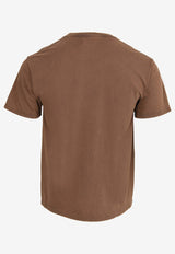 Frame Denim Vintage Logo T-shirt Brown MS24JTE002BROWN