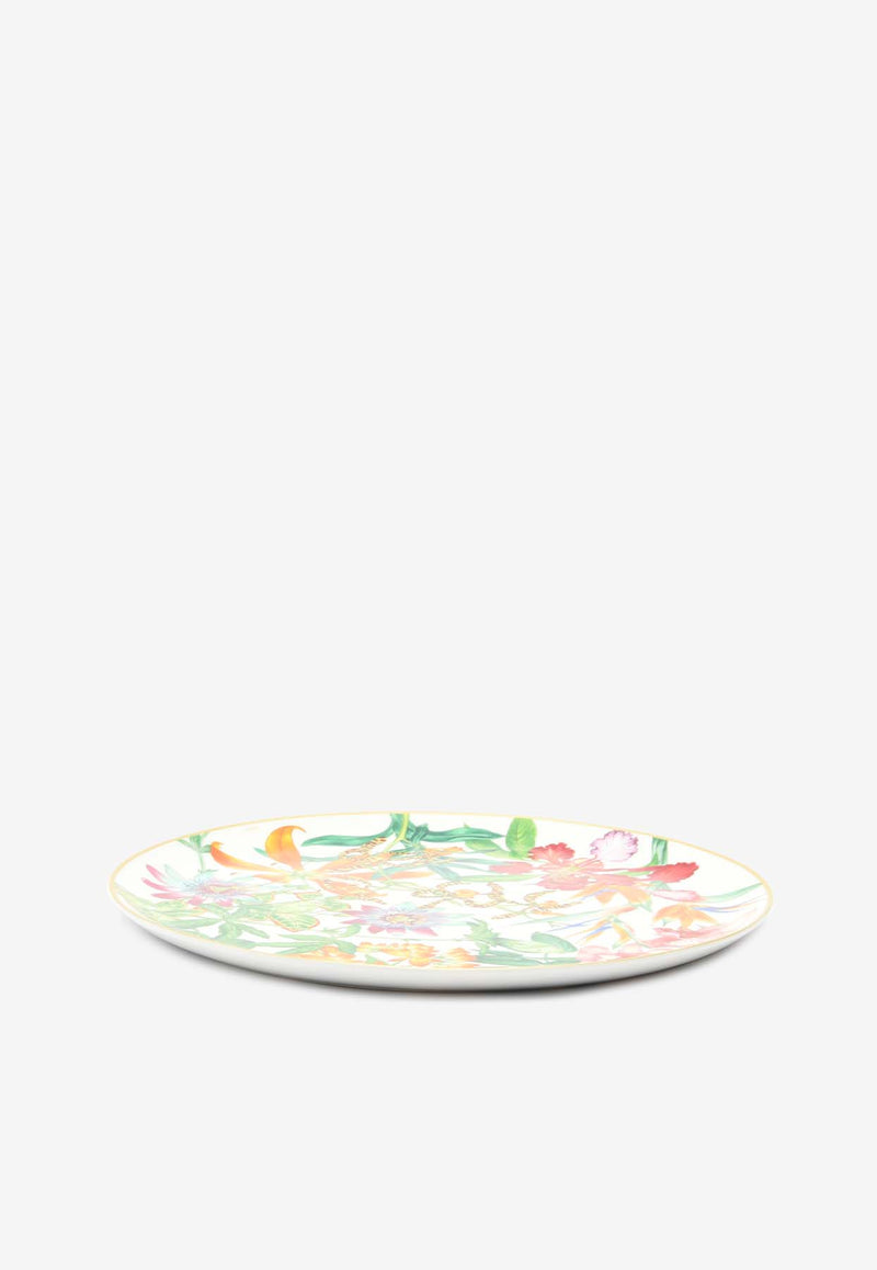 Hermès Passifolia Tart Platter Multicolor