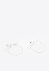 Hermès Loop MM Hoop Earrings Silver