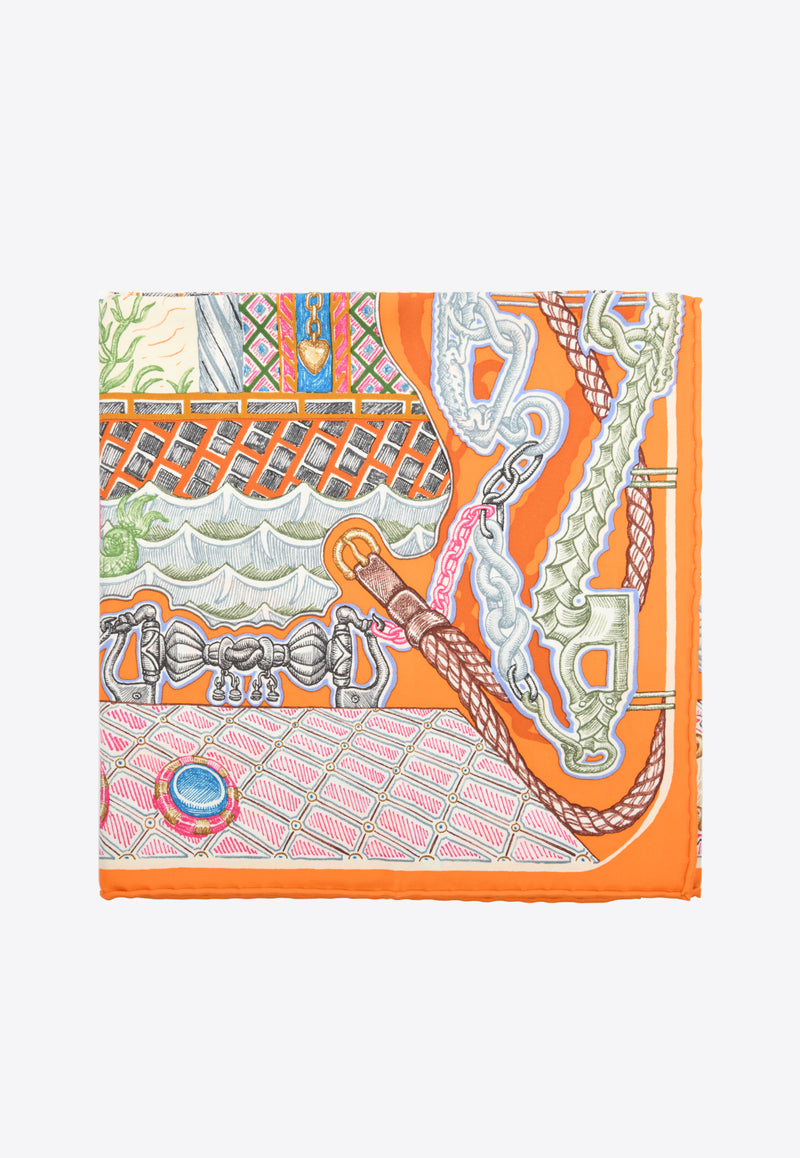 Hermès Super Silk Quest Scarf Multicolor