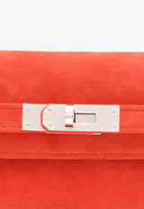 Hermès Kelly Elan in Capucine Doblis Leather with Palladium Hardware