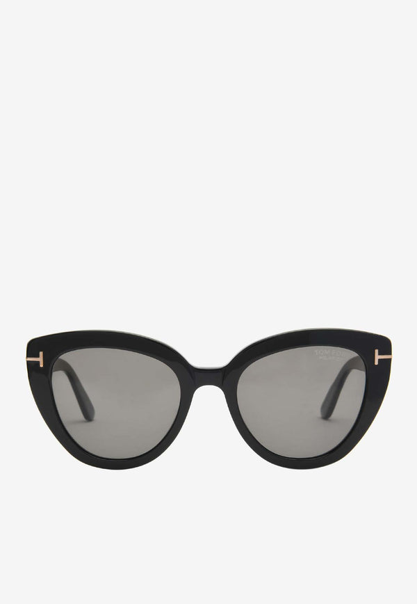 Tom Ford Izzi Chunky Cat-Eye Sunglasses 889214000000BLACK MULTI