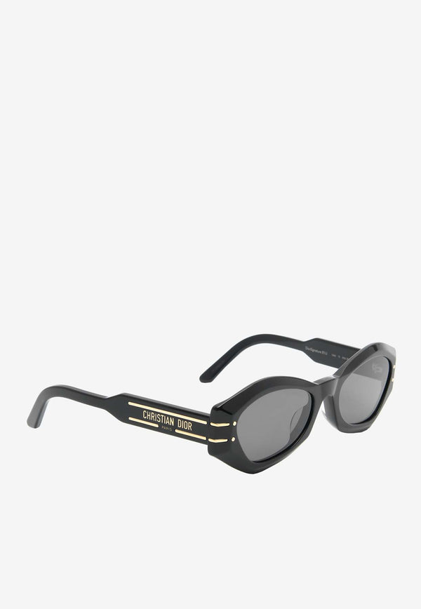 Dior DiorSignature Oval Sunglasses Gray CD40139U@5501A#BLACK