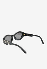 Dior DiorSignature Oval Sunglasses Gray CD40139U@5501A#BLACK